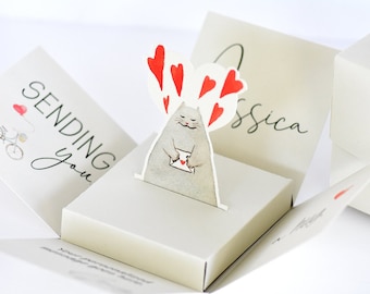 Thinking of You Gift, Just Because Gift, Sending a hug, Get Well Gift, Love Gift, Unique Birthday Card, Sympathy Card, Cheer Up Gift
