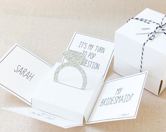 Bridesmaid Proposal Box, Bridesmaid Proposal, Will You Be My Bridesmaid Card, Unique Bridesmaid Proposal Gift, Wedding Party Proposal Box