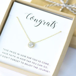 Graduation Gift For Her, Graduation Gift For Daughter, Graduation Necklace, Rose Gold Graduation Gift, New Grad Infinity Necklace