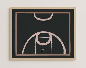 Basketball Print, Jungenzimmer, Basketball Hoop Art, Jungen Zimmer Wandkunst, Basketball Hoop Printable | DD302