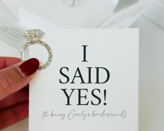 Bridesmaid Proposal Box, Bridesmaid Proposal, Will You Be My Bridesmaid Card, Unique Bridesmaid Proposal Gift, Wedding Party Proposal Box