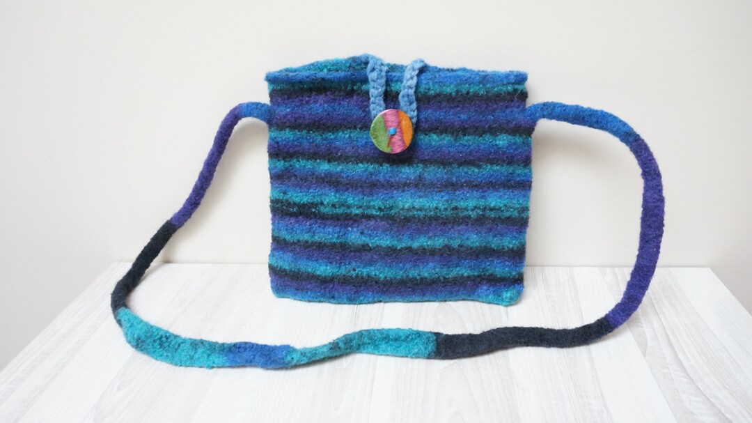 Lana Cotta Mini Borsette In Feltro Borsa A Mano In Feltro Nera