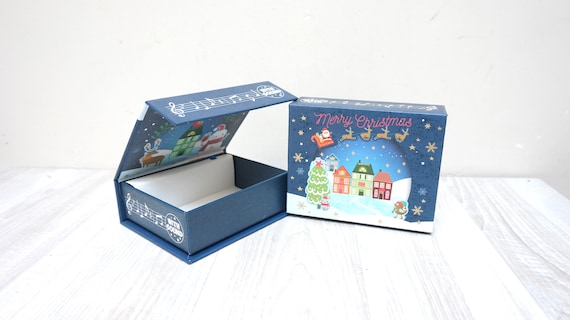 Boîte vide de cadeau de Noël 10 pièces boîte cadeau surprise
