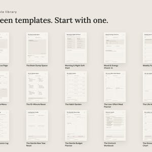 All 15 Clear Days templates side by side in one library