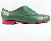 MARCUE - Women's - Handmade Leather Shoes - Pinksole Mint