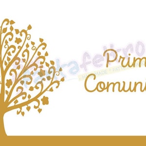 PDF Druckbare Gastgeschenkkarten zur Erstkommunion - Sofortiger Download