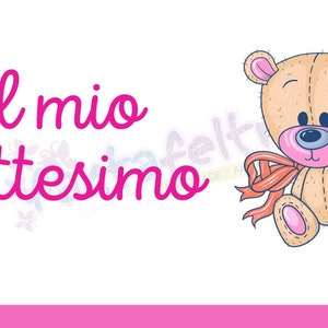 PDF Biglietti per bomboniera Battesimo bimba stampabili - download immediato