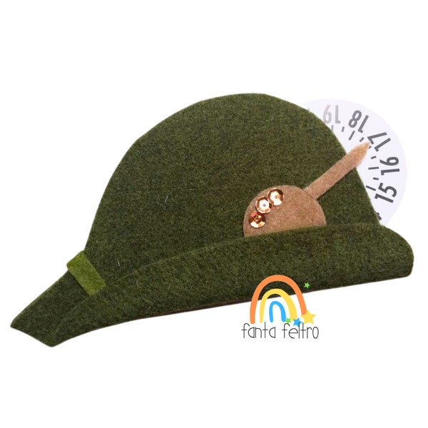 Disco Orario Cappello Alpino idea regalo adunata