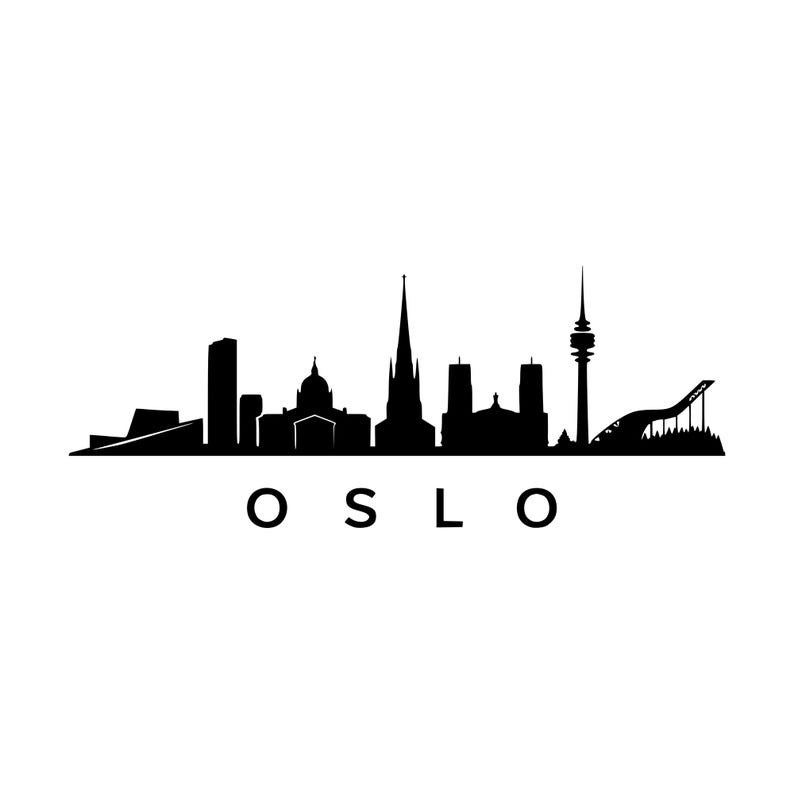 Oslo Skyline SVG PNG | City Skyline Cut File for Cricut & Silhouette ...
