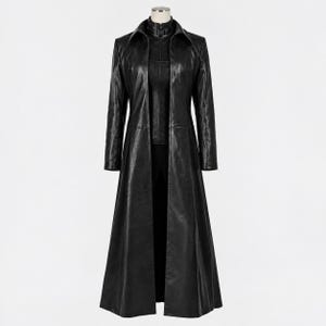 Vintage Black Long Coat - Etsy