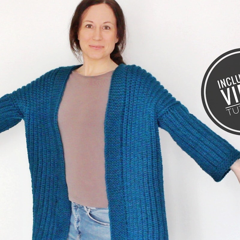 Loom Knit Sweater Pattern - Etsy