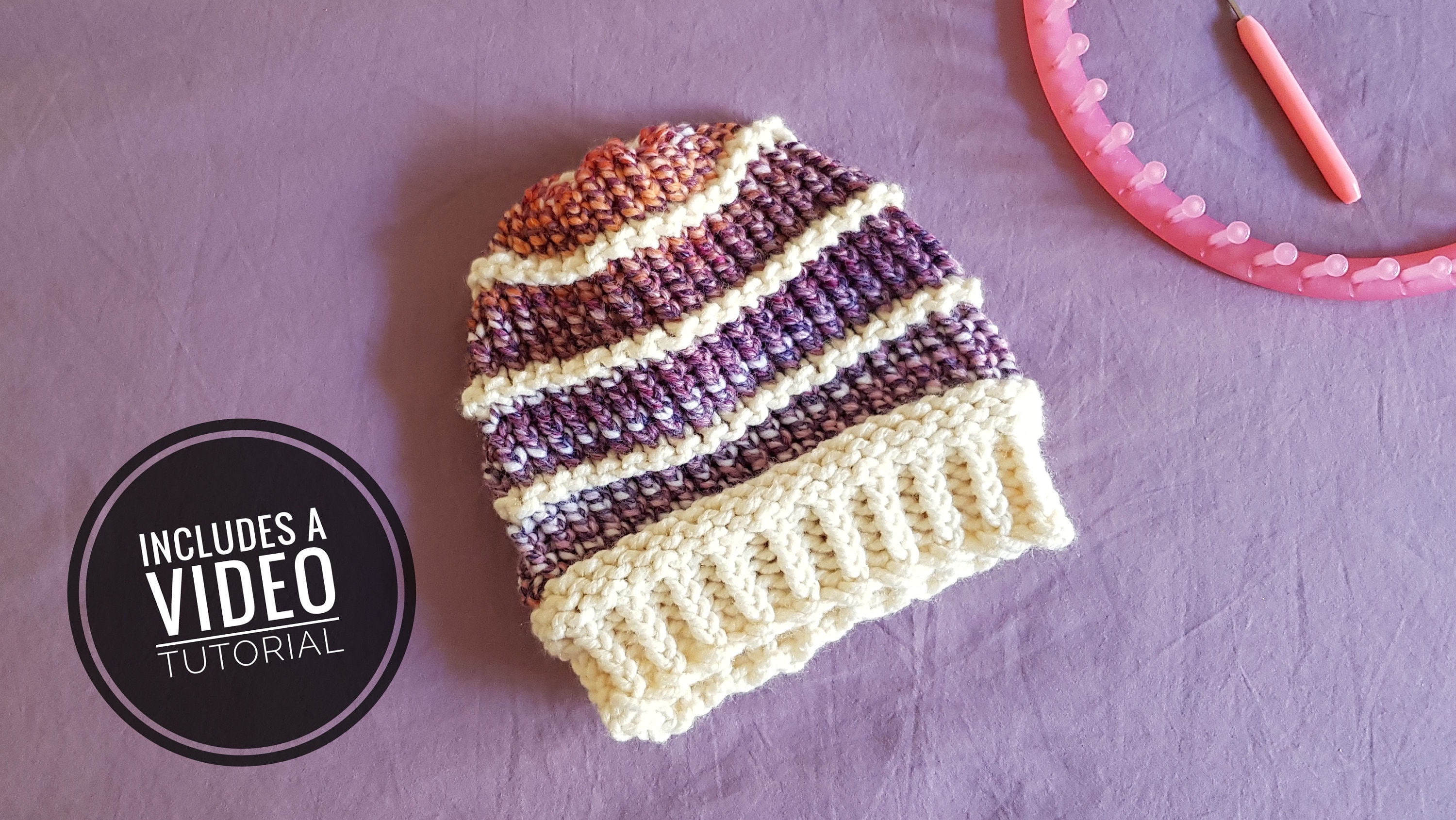 Patrón de Gorro capas tejido telar Vídeo Tutorial - Etsy España