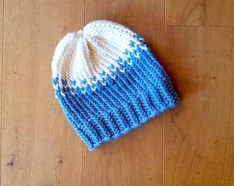 Loom Knit Hat Pattern + Video Tutorial