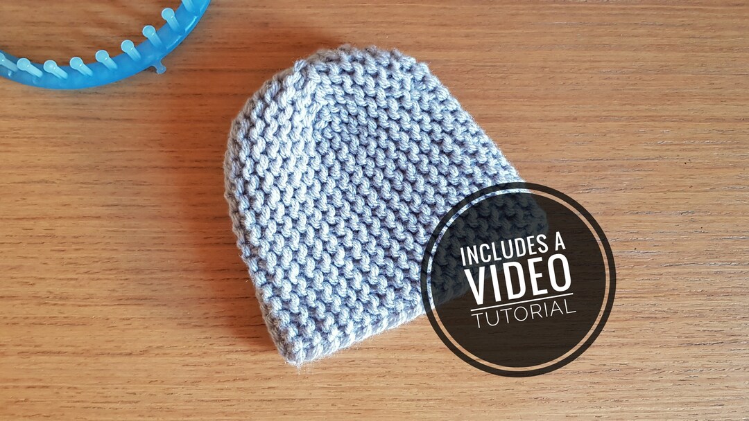 Loom Knit Fitted Cloche Hat Pattern + Video Tutorial - Etsy