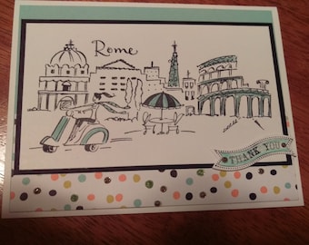 Rome Plaza Greeting Card