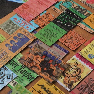 Music ticket sticker details