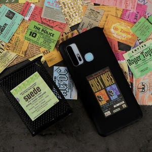 Music stickers on journal and phone