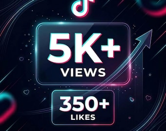 350 Likes + 5000 Aufrufe | Organisches TikTok-Marketing | Content-Boost | Social-Media-Wachstum | Promotion-Strategie