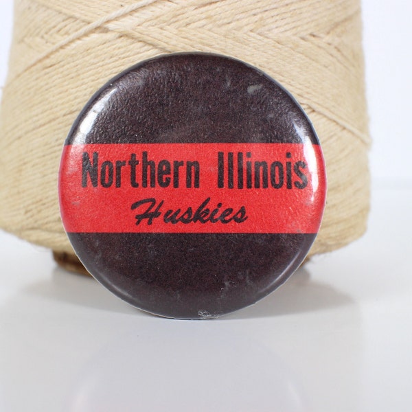 Northern Illinois Huskies Collegiate Button, Pin, Pinback University, Football, Basketball, College