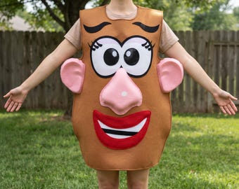 Mr & Mrs Potato Head Costume, Couples Halloween Costume, Funny Potato Costume, Matching Couple Costume, Halloween Party Outfit, Cosplay