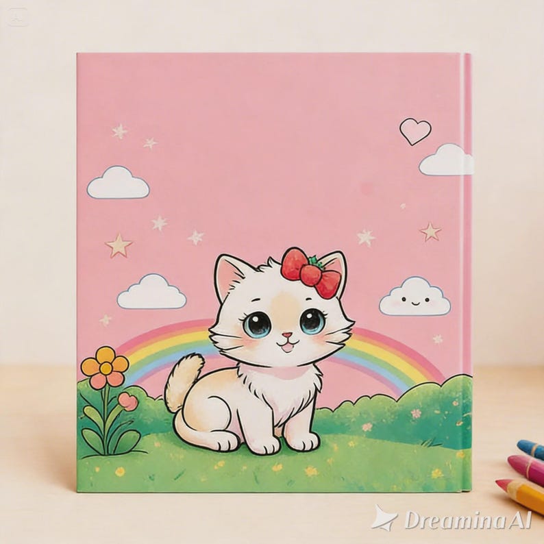 cat coloring book
coloring for kids
white cat pages
kawaii cat book
kitten coloring
kids activity book
cute cat artwork
screen free play
creative kids gift
feline coloring
120 page book
quiet time activity
cat lover gift