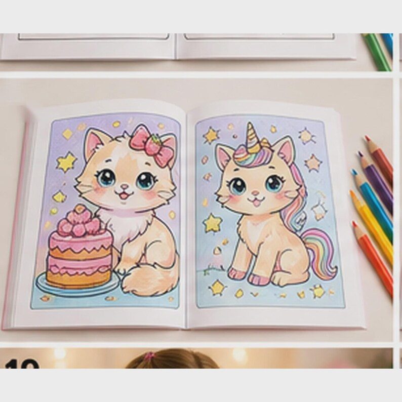 cat coloring book
coloring for kids
white cat pages
kawaii cat book
kitten coloring
kids activity book
cute cat artwork
screen free play
creative kids gift
feline coloring
120 page book
quiet time activity
cat lover gift