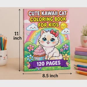 cat coloring book
coloring for kids
white cat pages
kawaii cat book
kitten coloring
kids activity book
cute cat artwork
screen free play
creative kids gift
feline coloring
120 page book
quiet time activity
cat lover gift