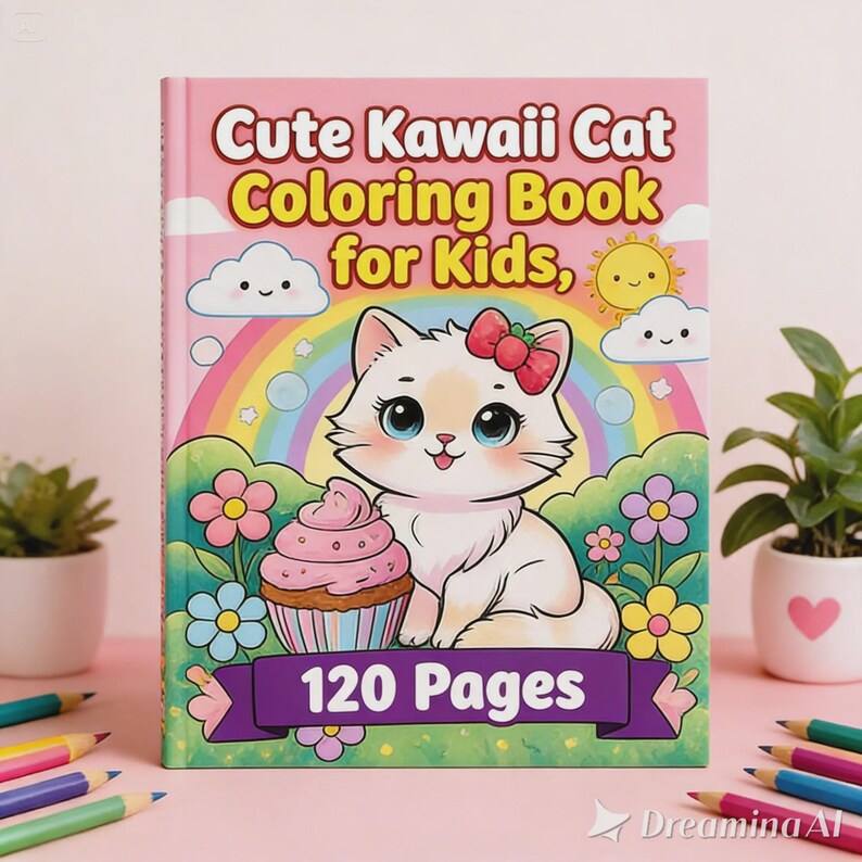 cat coloring book
coloring for kids
white cat pages
kawaii cat book
kitten coloring
kids activity book
cute cat artwork
screen free play
creative kids gift
feline coloring
120 page book
quiet time activity
cat lover gift
