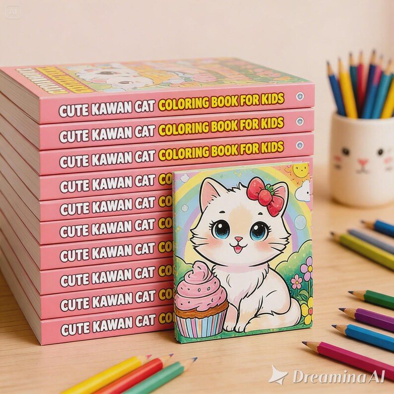 cat coloring book
coloring for kids
white cat pages
kawaii cat book
kitten coloring
kids activity book
cute cat artwork
screen free play
creative kids gift
feline coloring
120 page book
quiet time activity
cat lover gift