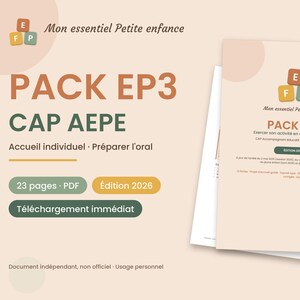 CAP AEPE EP3 Revisionsblad | Individuell mottagning | Mottagningsprojekt och muntlig presentation | Dagvårdare | PDF | 2026 års upplaga