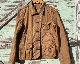j crew mustard coat