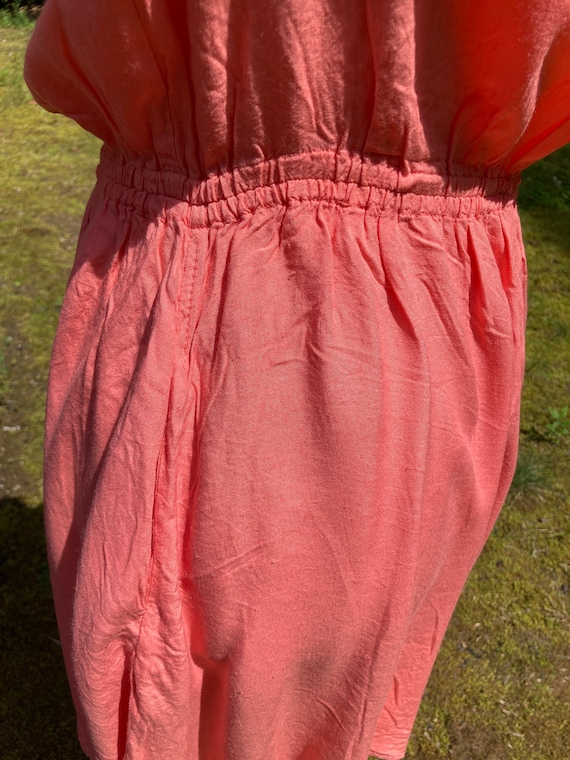 Vintage Pink Parrot Bay Trading Dress Tiki Sundre… - image 8