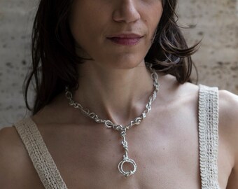 L34 lariat necklace