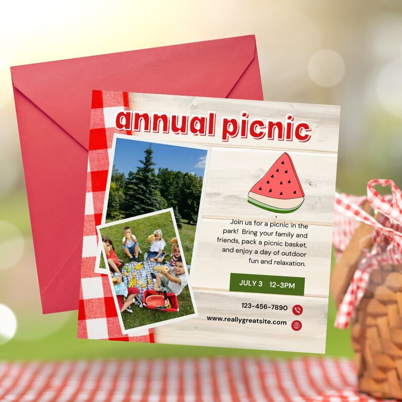 EDITABLE Picnic Invitation Picnic Party Invitation FREE Etsy