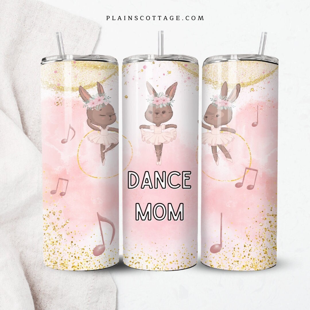 DANCE Mom Tumbler Wrap 20 Oz Skinny Tumbler Ballet Dancer Etsy