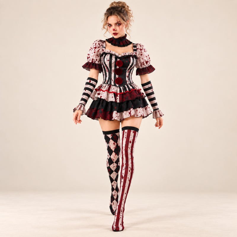 Clown Jester Dress - Etsy UK