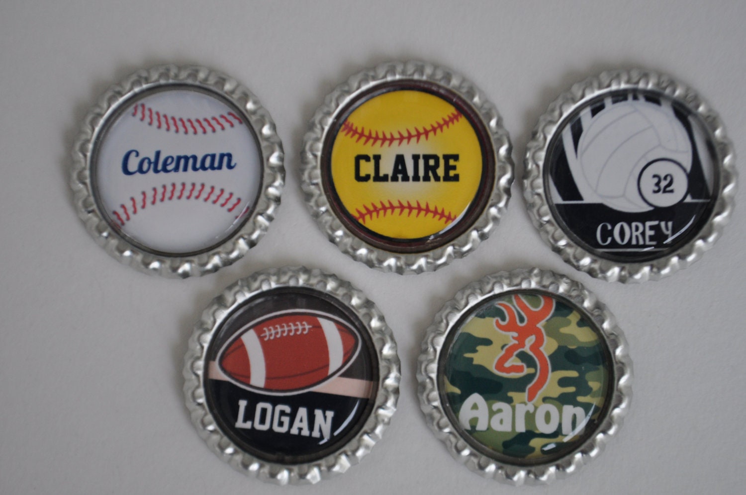 5 Personalized Sport of 5 Etsy