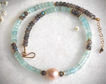gem beaded necklaces