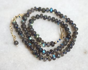 Aurora Borealis Necklace with Shimmery Labradorite