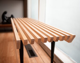 Slat Bench Etsy