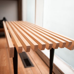 36-60" Maple Slat Bench or Table