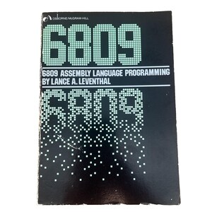 6809 Assembler-Programmierung Leventhal Farbcomputer 1981 VTG Retro