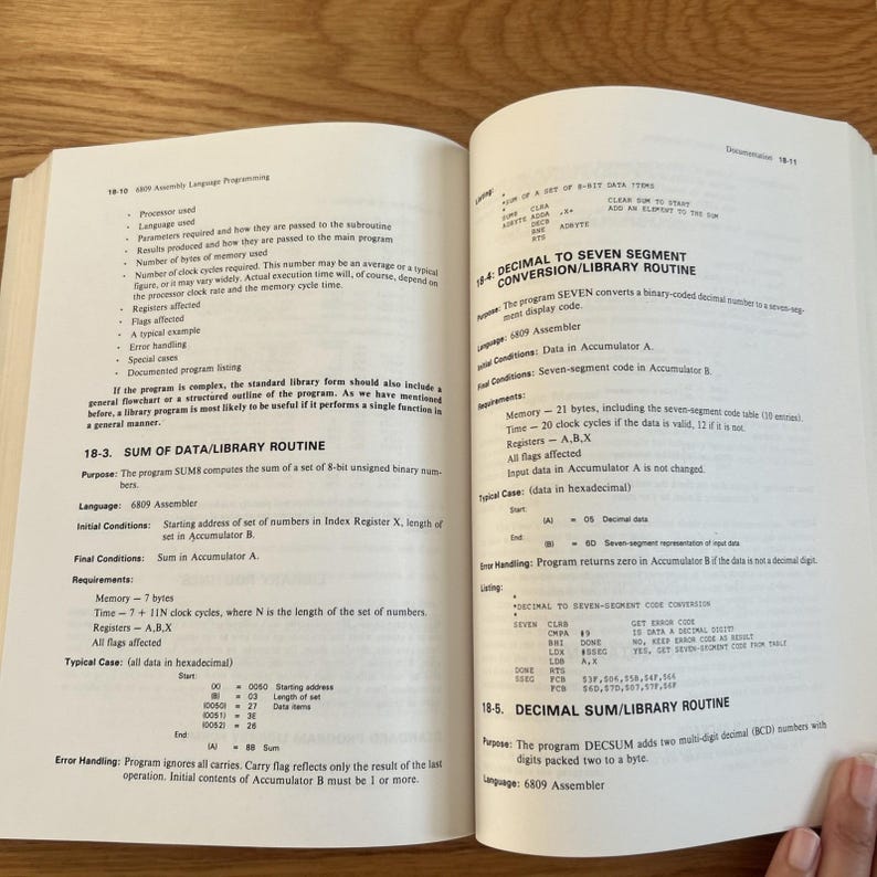 6809 Assembly Language Programming Leventhal Color Computer 1981 VTG Retro image 19