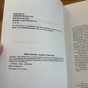 6809 Assembly Language Programming Leventhal Color Computer 1981 VTG Retro image 12