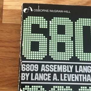 6809 Assembly Language Programming Leventhal Color Computer 1981 VTG Retro image 2
