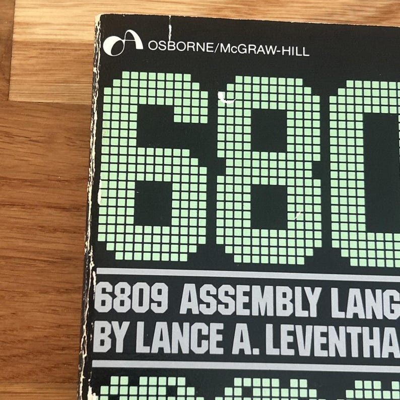 6809 Assembly Language Programming Leventhal Color Computer 1981 VTG Retro image 2