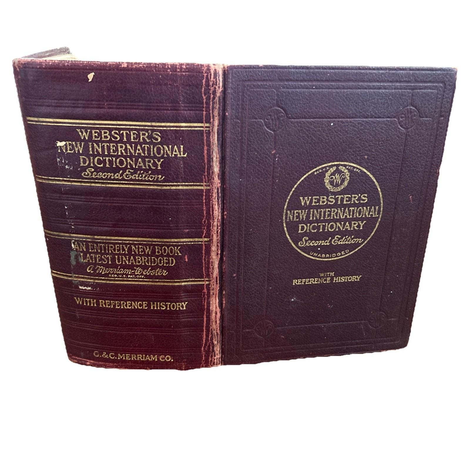 Webster International Dictionary - Etsy