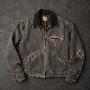 Carhartt Detroit Jacket J97 Grey - Etsy