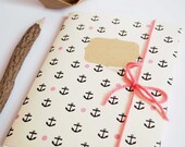 Handmade notebook : "Anchor"