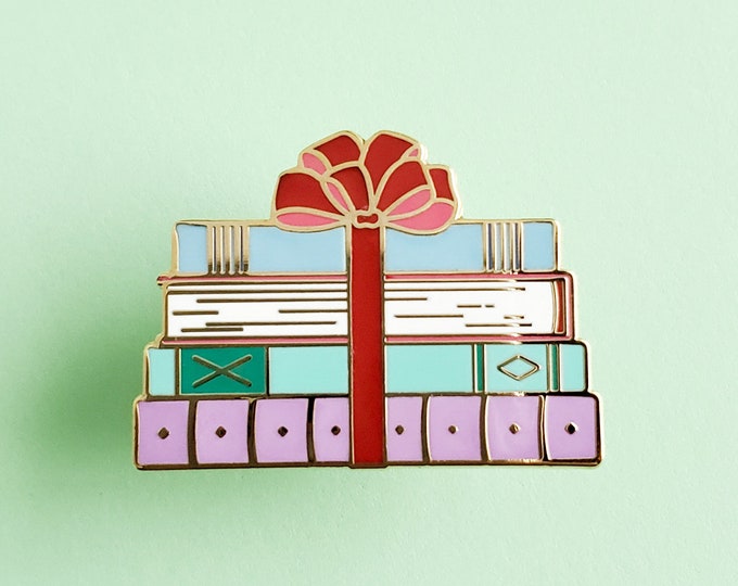 Books are a Gift Enamel Pin
